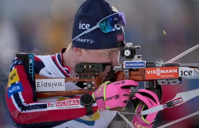 Boe beaten to the wire by his compatriot Uldal in Grand-Bornand, three Blues in the top 10 of the sprint