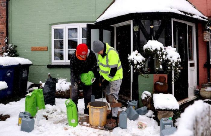 UK snow maps show 647-mile barrage smashing Britain with -9C Arctic blast – check areas | Weather | News