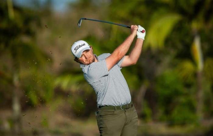 Eddie Pepperell not clumsy in the tropical wind. Benjamin Hébert too…