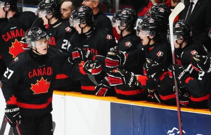 Junior Team Canada easily beats Switzerland in preparatory match