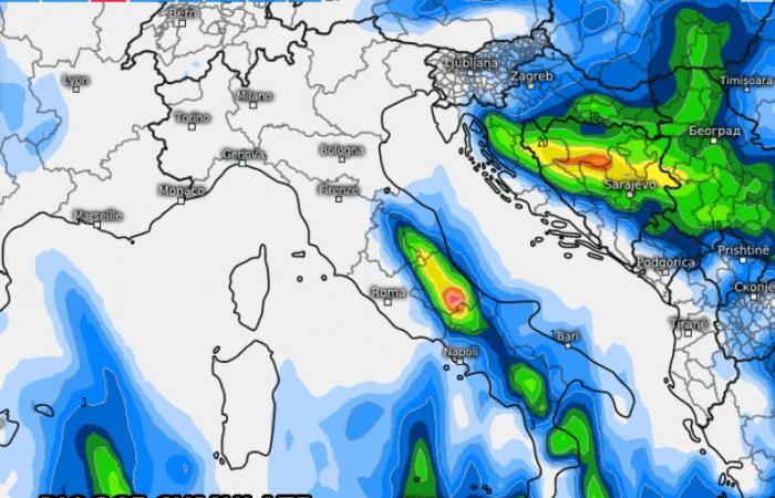 Weather: Italy divided in two at Christmas