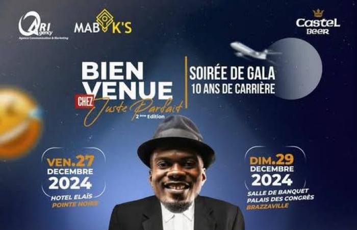 Humor: Juste parfait in show on December 29 in Brazzaville