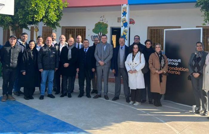 Melloussa: the RENAULT Maroc Foundation rehabilitates a new public primary school