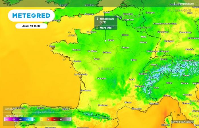 an active cold front crosses France this Thursday. Which regions are affected by heavy rains?