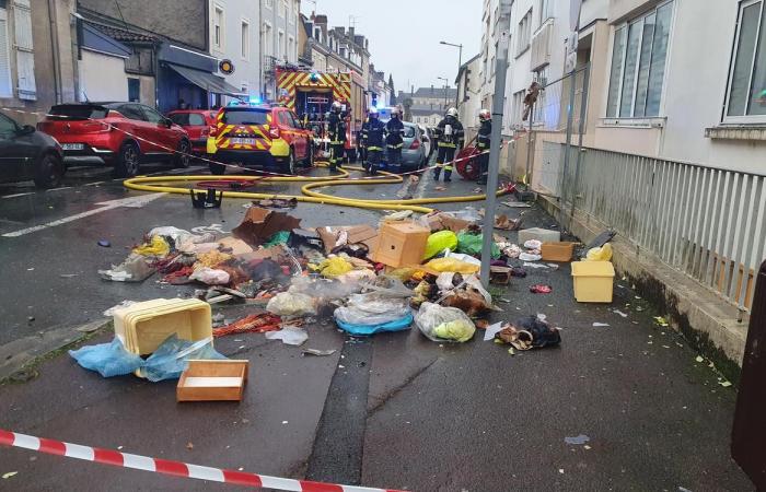 An apartment in downtown Périgueux hit by fire, no injuries