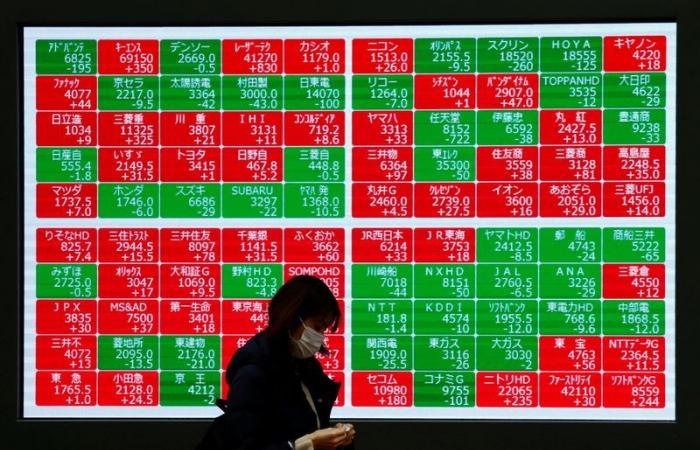 Asian stocks stuck near three-month low, dollar hits two-year high