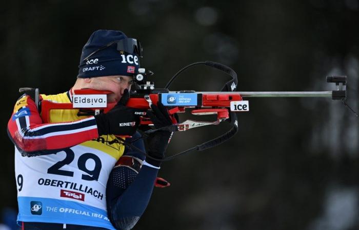 Biathlon | Obertilliach: back in the IBU Cup, Johannes Dale-Skjevdal wins the sprint, Oscar Lombardot climbs into the top 10 | Nordic Mag | No. 1 Biathlon