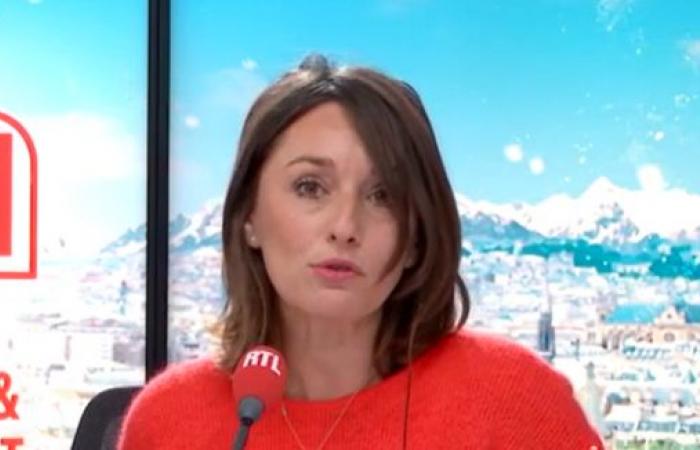 Amandine Bégot (RTL Matin): Her companion and father of her son comes out of his reserve, the journalist is very proud