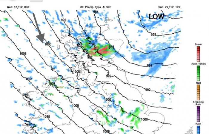 Windy and Cold for the final weekend before Christmas