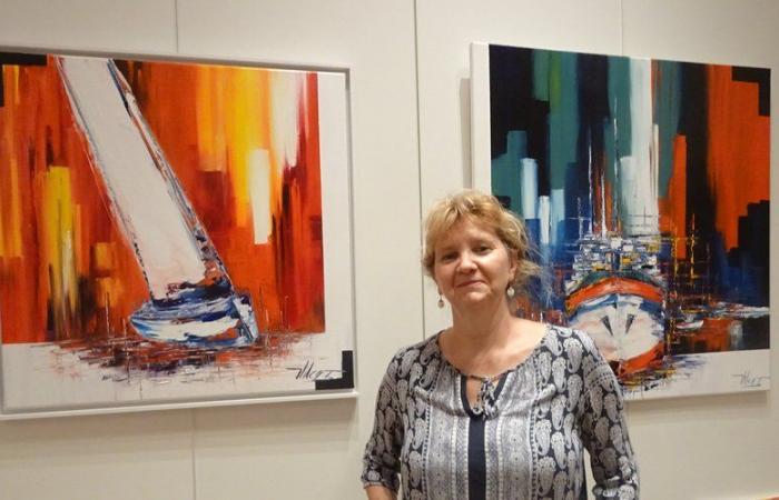 Villeneuve-sur-Lot. The painter Corinne Vilcaz opens her doors