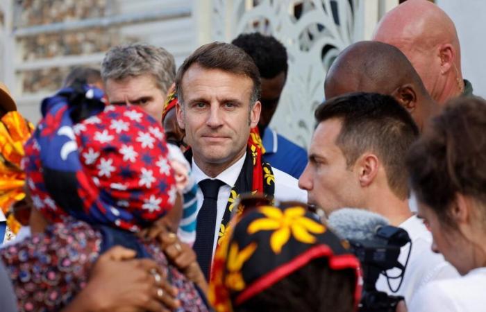 Emmanuel Macron attacked by Mahorais