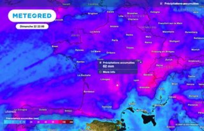 an active cold front crosses France this Thursday. Which regions are affected by heavy rains?