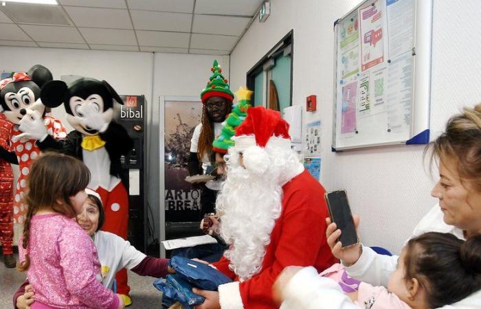 At Narbonne hospital, an enchanted break offered to sick children a few days before Christmas