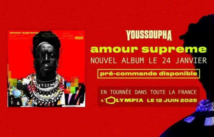 Music: “Supreme Love” by Youssoupha scheduled for January 24