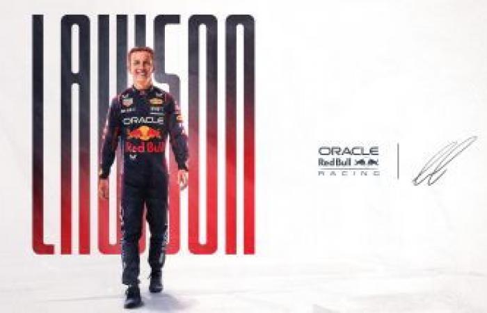 Official, Red Bull with Liam Lawson alongside Max Verstappen