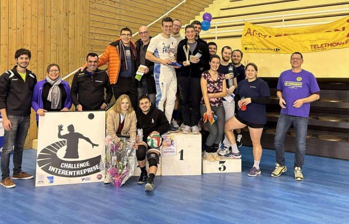 VOLLEYBALL: A solidarity inter-company Challenge for the Telethon… and Industeel and Framatome which take 1st place