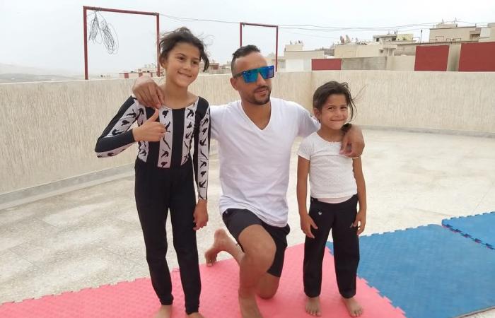 Sisters Asmaa and Sara Abouchi determined to make their acrobatic dream come true