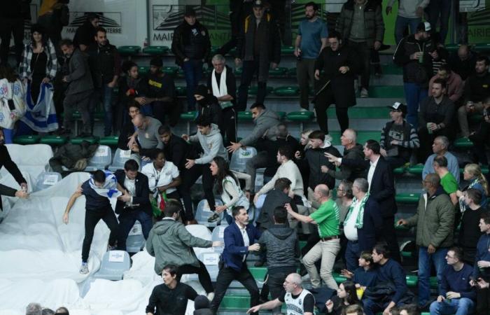 The Nanterre – Holon match interrupted for several minutes by incidents against the backdrop of the Israeli-Palestinian conflict, seven arrests