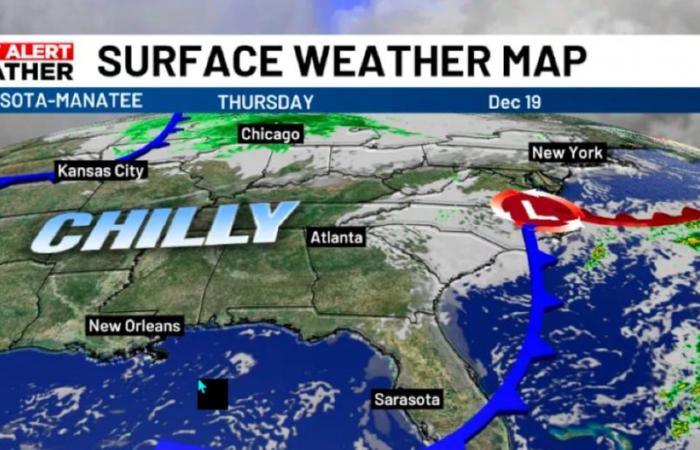 Expect chilly cold snap this weekend.