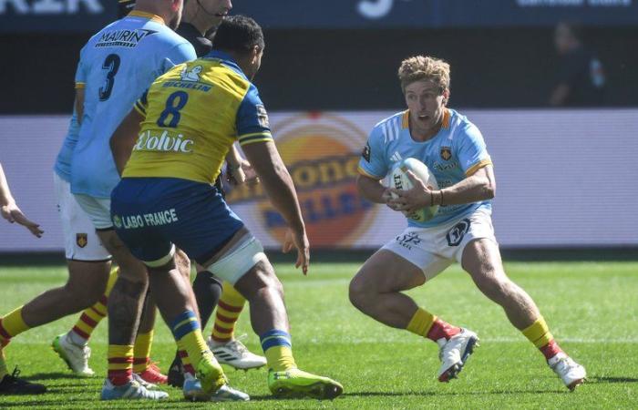 Top 14: more than two months after his operation, Jake McIntyre returned to collective training with the USAP