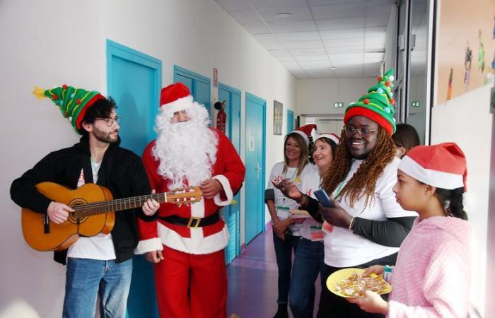 At Narbonne hospital, an enchanted break offered to sick children a few days before Christmas