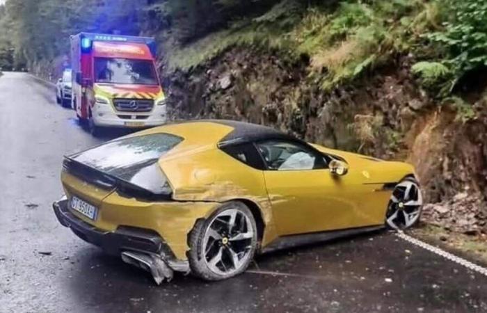 The crash of a Ferrari in Luxembourg resurfaces on the web and creates a buzz