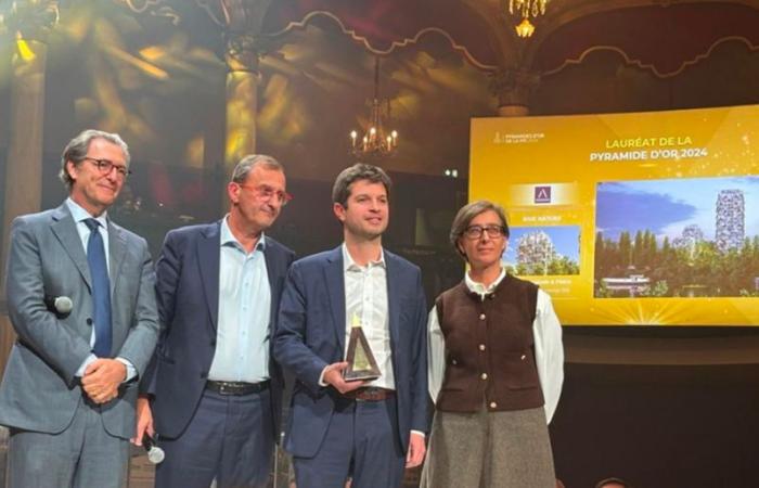 Golden Pyramid: Cogedim wins the Grand Prix National des Pyramides with the “Rive Nature” operation, in Villeneuve-la-Garenne (92)