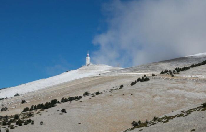 a strong mistral and snow in Ventoux for this weekend