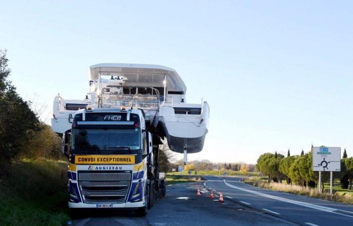 VIDEO. Three exceptional convoys carrying catamarans authorized to pass through this Aude village although heavy goods vehicles are prohibited: the anger of the mayor