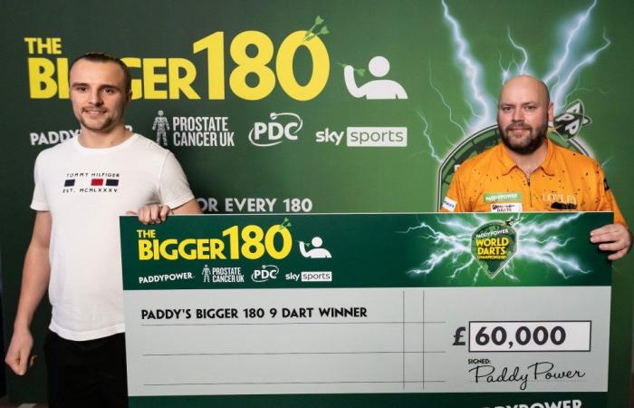 ‘This can’t be real,’ says lucky fan who bagged £60k at World Darts Championship thanks to gift from grandparents