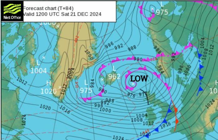 Windy and Cold for the final weekend before Christmas