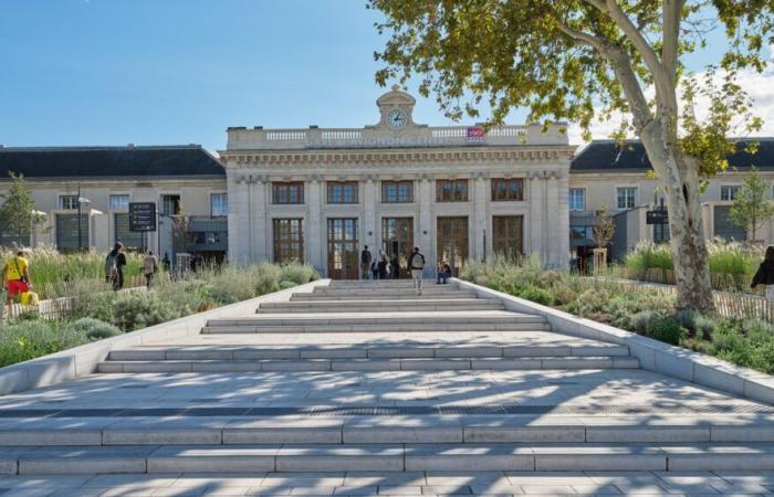 With the new central station square, Avignon stages its entrance to the city