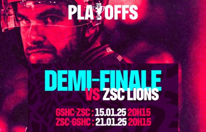 The semi-final is scheduled! – Genève-Servette Hockey Club