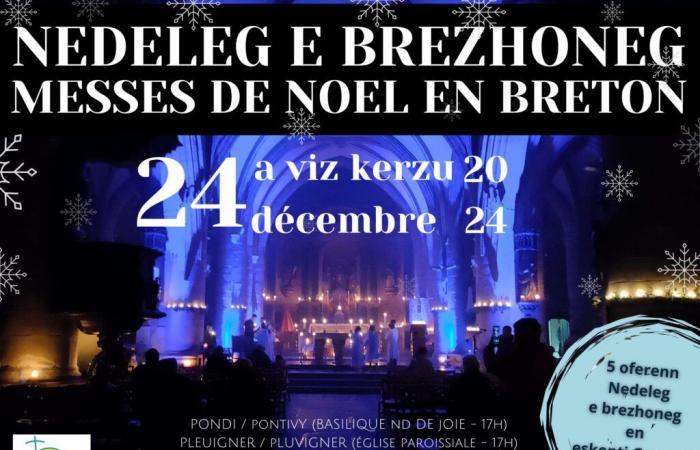 5 masses in Breton in the Diocese of Vannes for Christmas