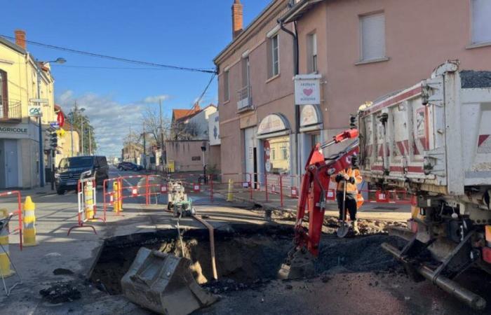 Roanne. A water cut impacts the Charlieu road sector