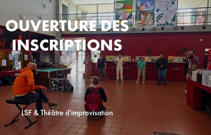 Artistic practice workshop French Sign Language – Improvisation Theater – University of Poitiers