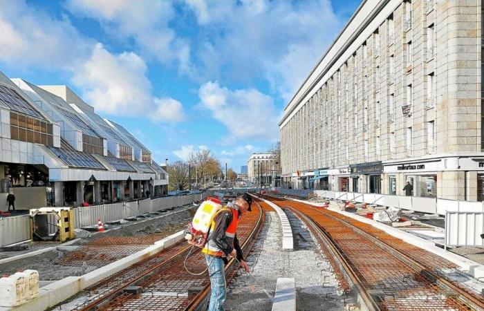 Brest Centre, Bellevue, Lambé: when will the tram-BHNS work be finished?