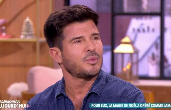 Vincent Niclo on the verge of tears when seeing images of his deceased father in It begins today (VIDEO)