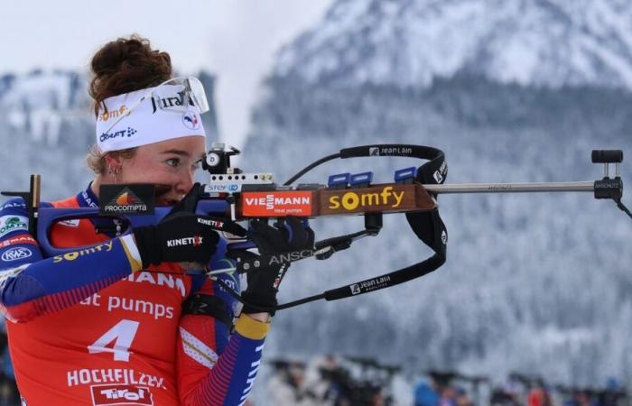 Biathlon World Cup in Grand-Bornand: “it feels good to feel so supported” for Lou Jeanmonnot-Laurent