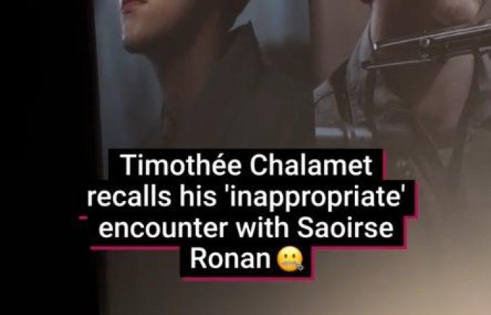 Timothee Chalamet reveals moment he was cursed at by Saoirse Ronan