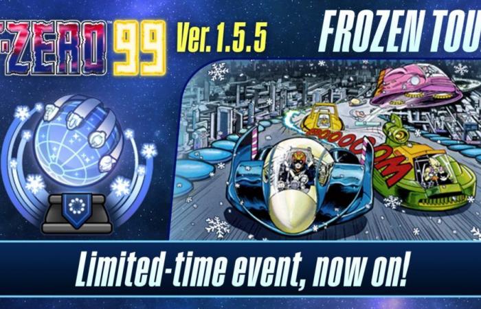 F-ZERO 99 receives a new update: the Ice Tower event is live!