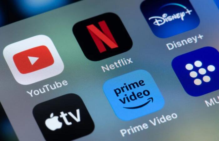 Netflix and Amazon Prime Video have seven to nine times more subscribers than Apple TV+ (in Quebec)