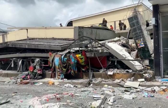 Frenchman found dead under collapsed building