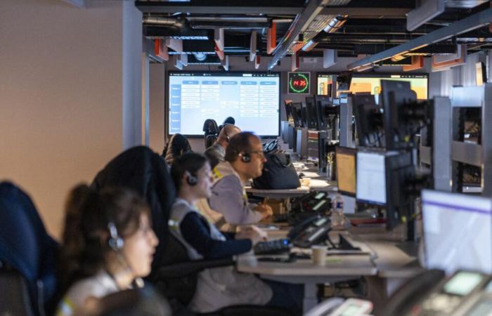 Lille. The Samu du Nord has an ultra-modern control room