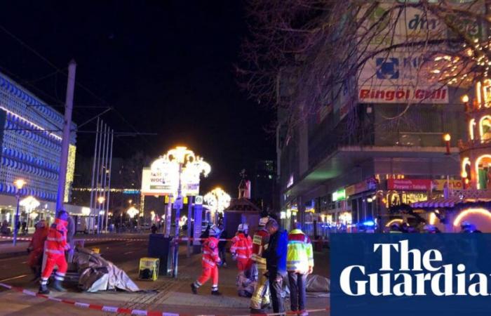 Two killed and scores injured in Germany as car ploughs into crowd at Christmas market | Germany