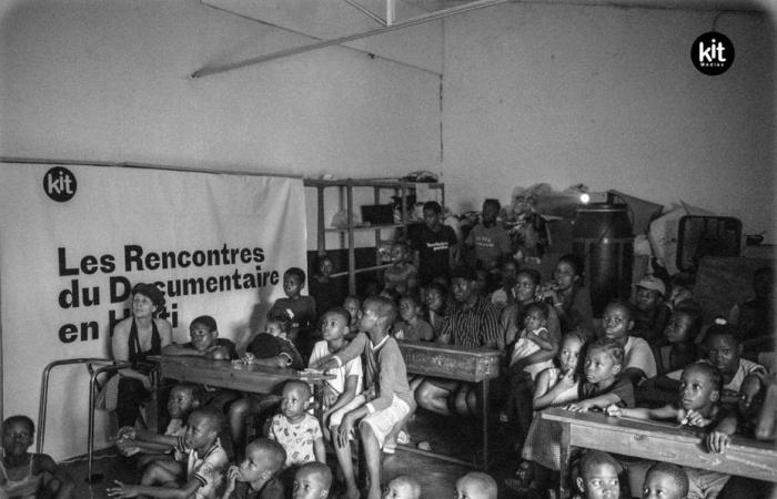 In the absence of cinemas in Haiti, the organizers of the “Rencontres du documentary” festival had to improvise