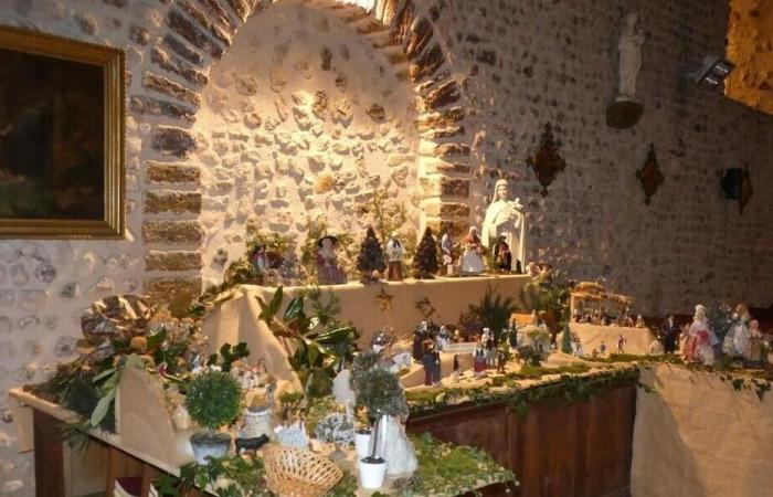 Nativity scenes and 130 figurines to discover in this church