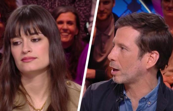 Alex Beaupain awkward with Clara Luciani in “Quotidien”