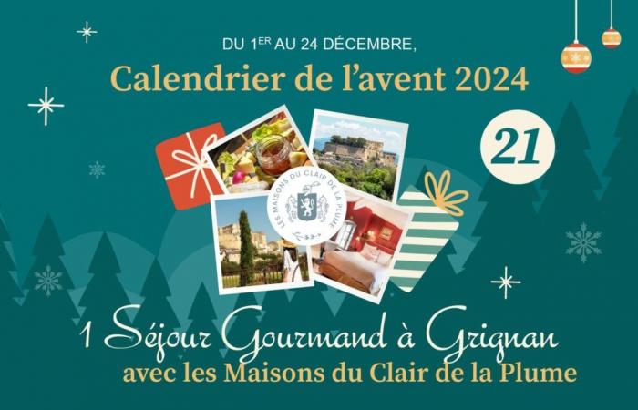 Try to win this 2-night gourmet stay for 2 people in Grignan!