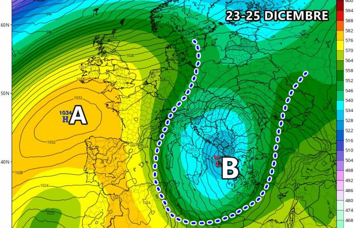 Weather: bad weather until Saturday, then Arctic cold for Christmas